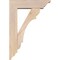 Ekena Millwork Olympic Traditional Smooth Bracket w/ Offset Brace, Douglas Fir, 5 1/2"W x 18"D x 26"H BKT0604X18X26OLY01SDF - alternate 2
